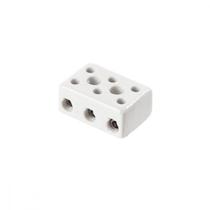 Conector Porcelana Sindal 16Mm 3 Bornes 000.3503.Pr.B - Kit C/12 Conector Porcelana Sindal 16Mm 3 Bornes 000.3503.Pr.B - Kit C/12