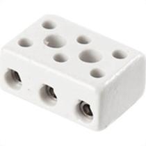 Conector Porcelana Sindal 16Mm 3 Bornes 000.3503.Pr.B - Kit C/12