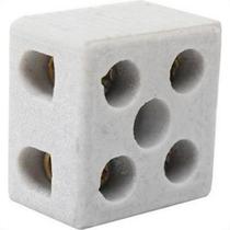 Conector Porcelana Thompson 2 Polos - 16Mm Fixar - Kit C/10 Pecas Conector Porcelana Thompson 2 Polos - 16Mm Fixar - Kit C/10 Pecas