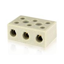 Conector Porcelana Tripolar 16mm Isolação 600V Foxlux