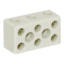 Conector Porcelana Tripolar Cabo 10mm 3 Polos Chuveiro Fio Emenda Adaptador 50 a 250v Conector Porcelana Tripolar Cabo 10mm 3 Polos Chuveiro Fio Emenda Adaptador 50 a 250v