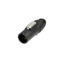 Conector powercon cabo macho preto cbc nac3mx-w-top neutrik