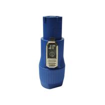 Conector Powercon de Entrada Azul CS104 - CUSTOM SOUND Conector Powercon de Entrada Azul CS104 - CUSTOM SOUND