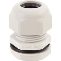 Conector prensa-cabo 1.1/2 polegada Tramontina em termoplástico cinza com bucha Conector prensa-cabo 1.1/2 polegada Tramontina em termoplástico cinza com bucha