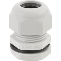 Conector prensa-cabo 1.1/4 polegada Tramontina em termoplástico cinza com bucha Conector prensa-cabo 1.1/4 polegada Tramontina em termoplástico cinza com bucha