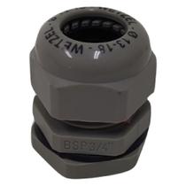 Conector Prensa Cabo 3-4 Com Rosca Contraporca - E019200040 - Wetzel Conector Prensa Cabo 3-4 Com Rosca Contraporca - E019200040 - Wetzel