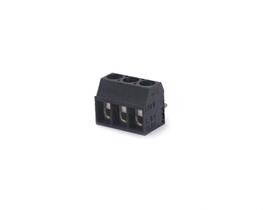 Conector Preto Multipolar AK550-03DS Fêmea 90º (Horizontal) de 3 Vias - Passo 3.5mm - Phoenix Mecano