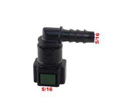 Conector Quick 90 Graus Mangueira Injeção 5/16