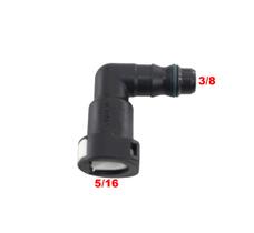 Conector Quick Cotovelo 90 Graus C/Anel 5/16 Para 3/8