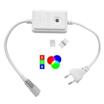 Conector Rabicho Controlador RGB Mangueira Fita LED e NEON Bivolt