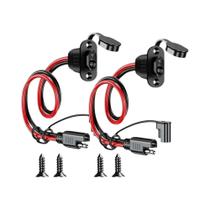 Conector Rápido À Prova d'Água SAE 12AWG Plug Macho Para Cabo De Soquete Fêmea Para Carregador De