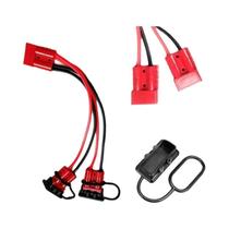 Conector Rápido De Conexão E Desconexão De Bateria 50A Com Tampas De Poeira Plug Anderson Adaptador