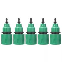 Conector Rápido De Plástico Para Mangueira De Jardim 4/7mm-8/11mm, Pacote Com 5 Adaptadores Para Conector Rápido De Plástico Para Mangueira De Jardim 4/7mm-8/11mm, Pacote Com 5 Adaptadores Para