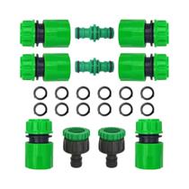 Conector Rápido Duplo Macho ABS De 1/2 Polegada Para Mangueira De Jardim, Adaptador Extensor Para