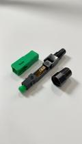 Conector Rápido Fibra Óptica SC APC Monomodo 100un Conector Rápido Fibra Óptica SC APC Monomodo 100un