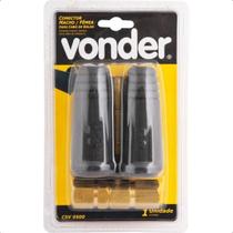 Conector Rápido Macho/Fêmea 13 mm para Cabo de Solda Vonder