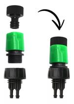Conector Rápido Microtubo 4/7mm Saída Dupla Para Irrigação Conector Rápido Microtubo 4/7mm Saída Dupla Para Irrigação