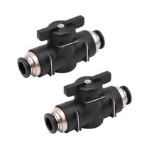 Conector Rápido Pneumático Push-In 2PCS Válvula Manual 4 6 8 10 12 14 16mm Interruptor De Bola Conector Rápido Pneumático Push-In 2PCS Válvula Manual 4 6 8 10 12 14 16mm Interruptor De Bola