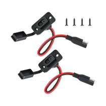 Conector Rápido SAE Para Motocicleta, Cabo De Conexão 12AWG Com Plugue Masculino Para Soquete Conector Rápido SAE Para Motocicleta, Cabo De Conexão 12AWG Com Plugue Masculino Para Soquete