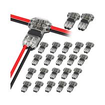 Conector Rápido Sem Solda 14-20 Awg 3 Vias 2 Pinos Divisor De Fiação De Baixa Tensão 10Pcs/20Pcs