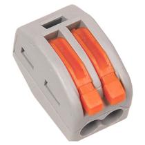 Conector Rápido Wago Emenda 2 Fios Solda S/ Parafuso Conector Rápido Wago Emenda 2 Fios Solda S/ Parafuso