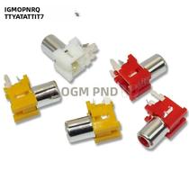 Conector RCA Fêmea Vermelho Branco Amarelo 10PCS 1 via Soquete De Entrada De Áudio AV Interface De