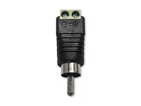 Conector Rca Macho C/ Borne Kit 5 Unidades Conector Rca Macho C/ Borne Kit 5 Unidades