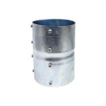 Conector Reto Aco Galvanizado Perfilaco 4'' Conec09 Conector Reto Aco Galvanizado Perfilaco 4'' Conec09