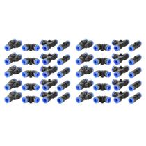 Conector reto de plástico pneumático Hyuduo 40Pcs Quick Fittings