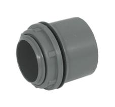 Conector Reto Pvc Macho 1/2'' Com Rosca Cinza