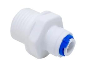 Conector Reto Rosca Fêmea 1/2 Engate Fácil 1/4