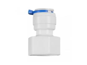Conector reto rosca Femea 1/2 x Engate mangueira 3/8
