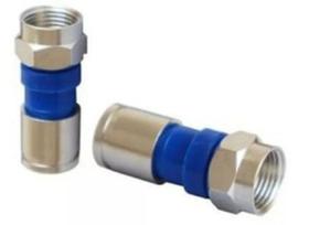 Conector RG 6 compressão Conector RG 6 compressão