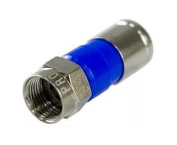 Conector Rg59 Compressão - Kit 100 Peças