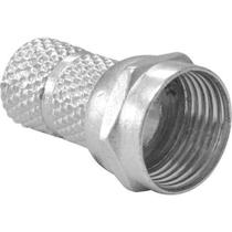 Conector Rg6 De Rosca Com 100 Peças