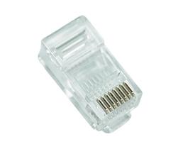 Conector rj 45 ez crimp 100 pcs