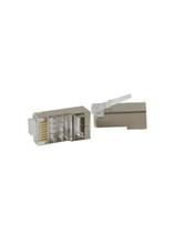 Conector Rj-45 Macho Evus C-103 Cat6 Blindado 100Un. Conector Rj-45 Macho Evus C-103 Cat6 Blindado 100Un.