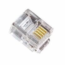 Conector RJ11 para Telefone 100 Peças Conector RJ11 para Telefone 100 Peças