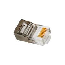 Conector RJ45 Blindado Cat6 8 Vias Conector RJ45 Blindado Cat6 8 Vias