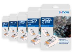 Conector RJ45 Blindado Cat6 Pronto Entrega Gigabit - CONTRJ45C6M500