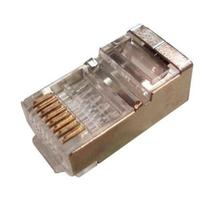 Conector Rj45 Cat.6 Blindado solid Plug Conector Rj45 Cat.6 Blindado solid Plug