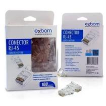 Conector Rj45 Cristal Cat5e Ethernet 500 Unidades - Exbom