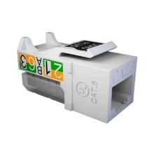 Conector RJ45 Fêmea CAT.6 T-568A/B Branco Furukawa Sohoplus Conector RJ45 Fêmea CAT.6 T-568A/B Branco Furukawa Sohoplus