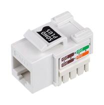 Conector Rj45 Fêmea Keystone Cat5e Branco SohoPlus