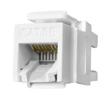 Conector RJ45 Fêmea Keystone Slim Cat5e Branco - Pier