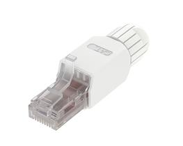 CONECTOR RJ45 MACHO CAT 5e MONTAVEL EM CAMPO INDUSTRIAL 1.000 Mbps - ZOERAX CONECTOR RJ45 MACHO CAT 5e MONTAVEL EM CAMPO INDUSTRIAL 1.000 Mbps - ZOERAX