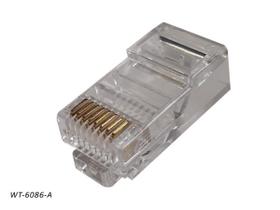 Conector Rj45 Macho Cat5e Ez Seccon Pacote Com 20 Unidades WT-6086-A = Cat.5e