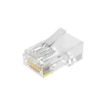 Conector RJ45 Macho Transparente U/UTP Cat.5e