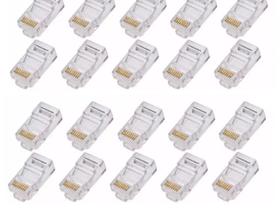 Conector RJ45 Plug Modular 8x8 - 500unidades