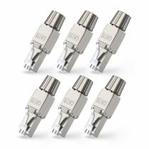 Conector RJ45 ZOERAX Cat7 Cat6A, pacote com 6 unidades para cabo Ethernet